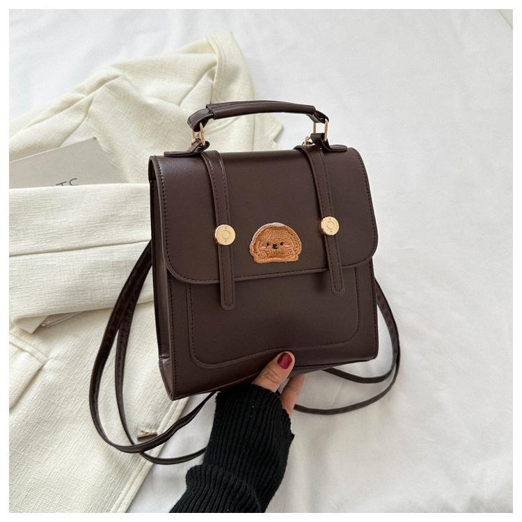 Модный колледжский стиль, ретро текстура, 2025 новый осенне-зимний повседневный текстурный портативный наплечный мессенджер для женщин