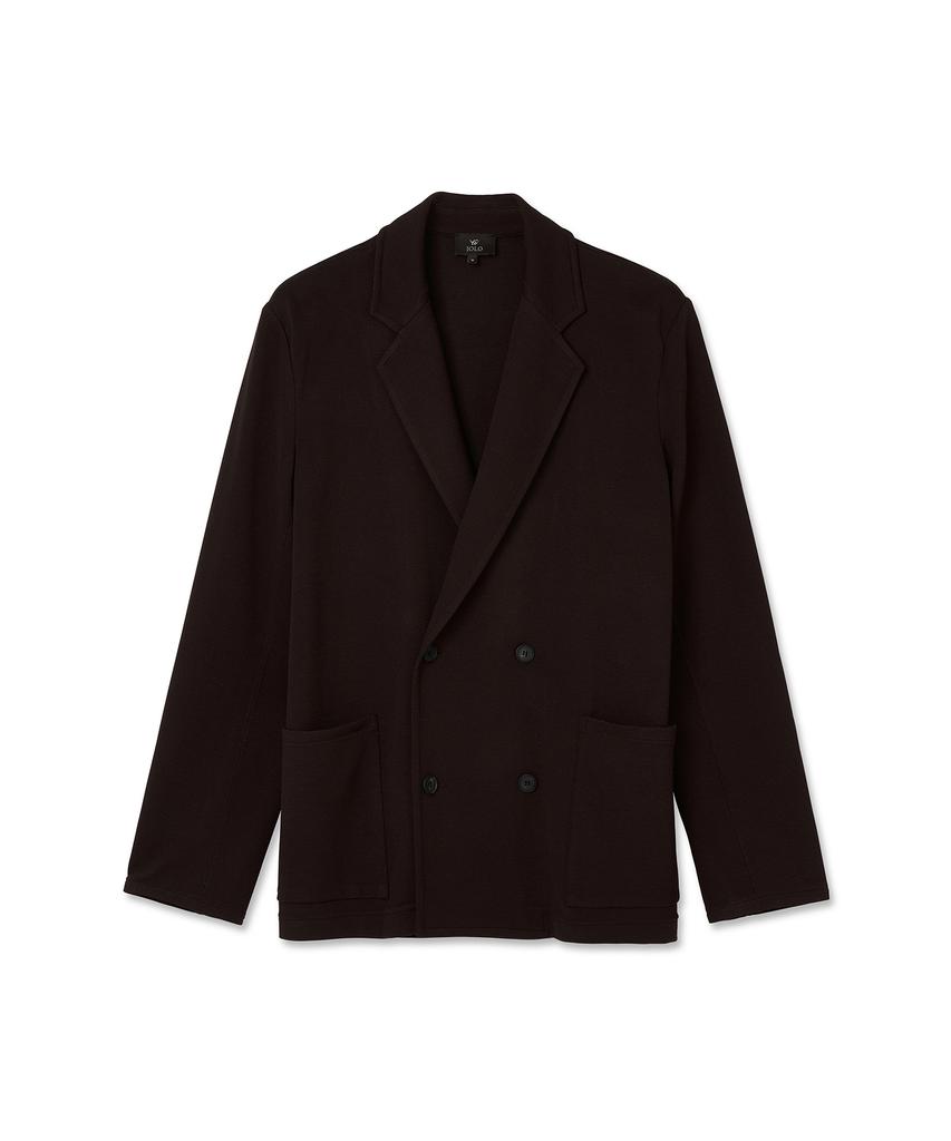 Iolo Double Jersey Jacket_Brown