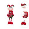 Christmas Doll Decoration Stretchable Cute Standing Doll Decorative Xmas