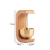 Wooden Wind Chimes Wireless Doorbell Entrance Door Bell Decorative Wind Bell for Home Opening Hanging Decorations