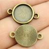 Fit Round 12mm Glass Cabochon Base Setting Tray Accessories Parts Men Jewelry New Arrivals Cheap Cute Stuff
