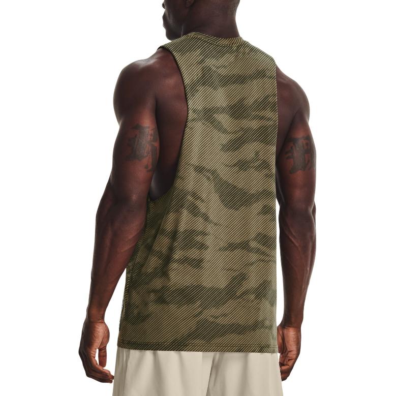 Under Armour Мужская майка зеленая 1370488-310