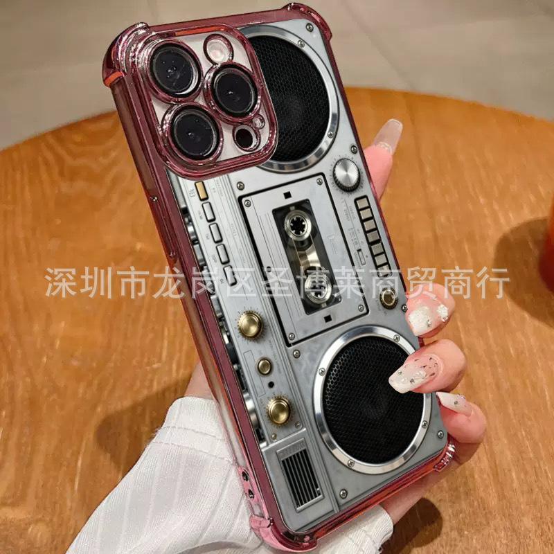 Retro record for Samsung S26 mobile phone case S25ULTRA anti-drop Galaxy S23 protective case NOTE20
