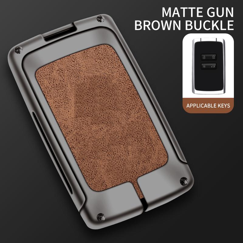 Металлический чехол для автомобильного ключа сумка для Renault Koleos Captur Megane Clio Scenic Talisman Kangoo Laguna Twingo Arkana для Dacia Sandero Card