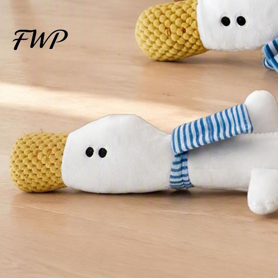 Plush Dog Toys for Teething 40 Inch Extra Long Squeaky Toy, Soft Cartoon Crocodile Duck Safe Pet Dogs Shaped Stuffed Animal Interactive Tug-of-War Toy
