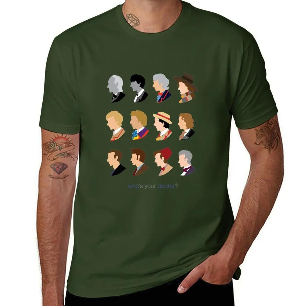 Whos Your Doctor Tshirt Graphic T Shirt Vintage Anime Clothes Heavy Weight T Shirts For Unisex