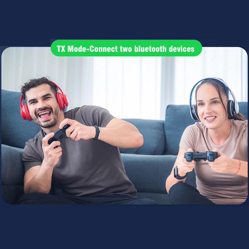 AptX Bluetooth аудио передатчик приемник 3.5MM AUX aptX-Adaptive AD/HD/LL AAC HiFi многоточечный беспроводной адаптер для ТВ ПК автомобиля