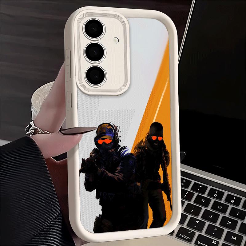 Чехол для телефона Samsung Galaxy S26 S25 Ultra S24 FE Counter Strike Cs Go Оболочка S23 Plus S22 + S21 S20 5G Мягкий силикон Funda