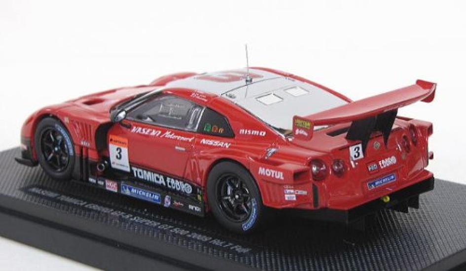 Ebro scale Hasemi Tomica Ebro Super GT500 2009 Round 7 Fuji Finished Model 1/43 GT-R (44235)