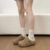 Полуботинки Birkenstock на толстой подошве, новые ленивые увеличивающие рост туфли Birkenstock на весну