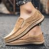 Men Loafers High Quality Leather Casual Shoes for Men Luxury Driving Comfortable Soft Flats Sneakers Handmade Shoes Men Moccasin