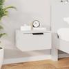 VidaXL Wall-mounted Bedside Table White 34x30x20 Cm811376