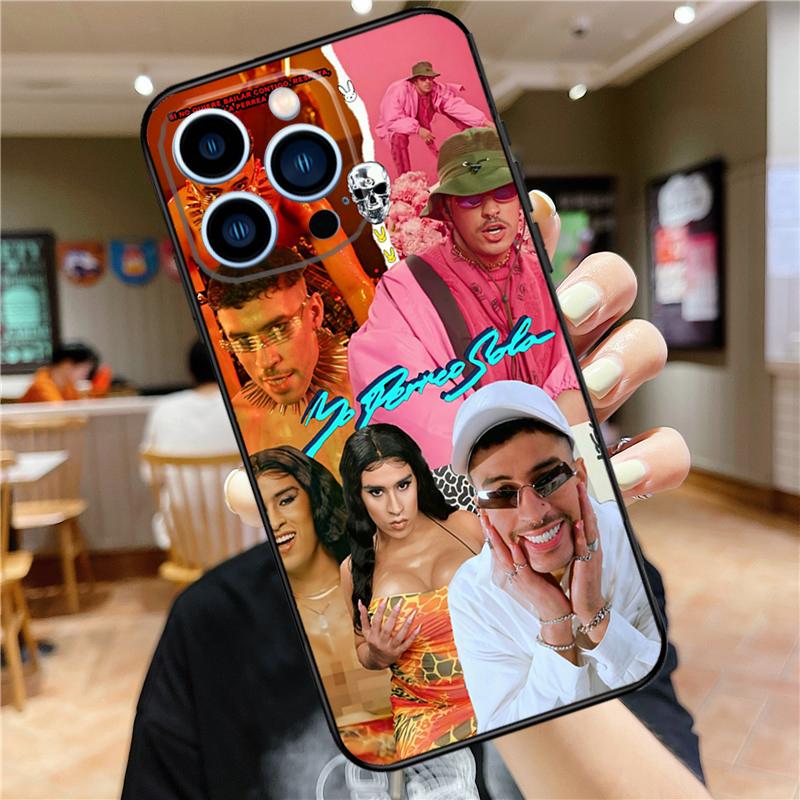 Yo Perreo Sola Bad Bunny Maluma Phone Case For iPhone 11 12 13 14 16 15 Pro Max Mini XS X XR 7 8 Plus Soft Cover Shell