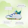 Баскетбольные кроссовки Li Ning Pioneer Primary 3.0, удобные, прочные, дышащие, средней высоты, детские, баскетбольные кроссовки, белые, синие, красные, YKBT006-5