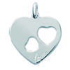 [C7252] - Silver 'Love' Silver Pendant - 20 Mm