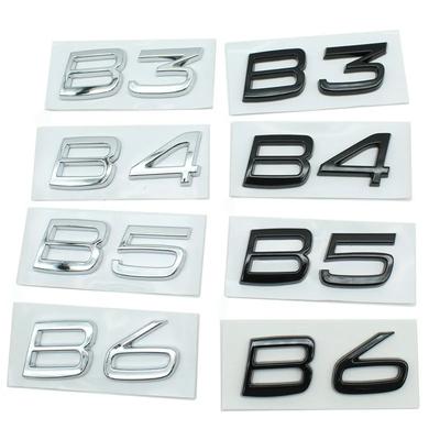 1 шт. 3D ABS буквы логотипа эмблемы значка наклейки для B3 B4 B5 B6 аксессуары для автостайлинга