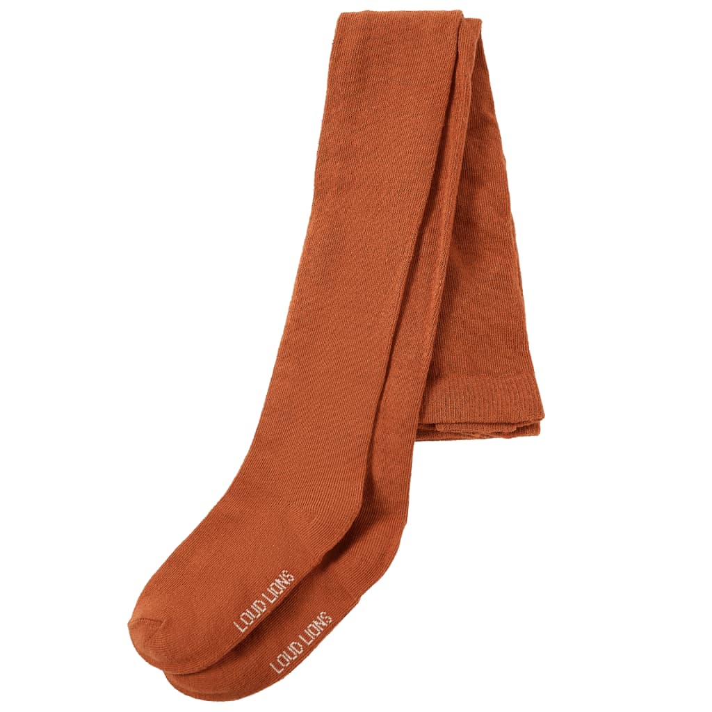 Kids  tights in cognac color size 116