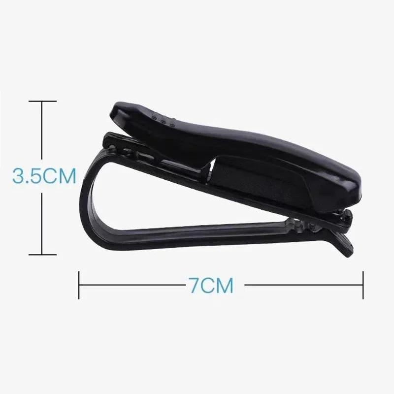 ear1 ABS Car Sun Glasses Clip Card Ticket Holder Fastener for Volkswagen VW Rline GTI Polo Golf Jetta Beetle Tiguan Touran Passat
