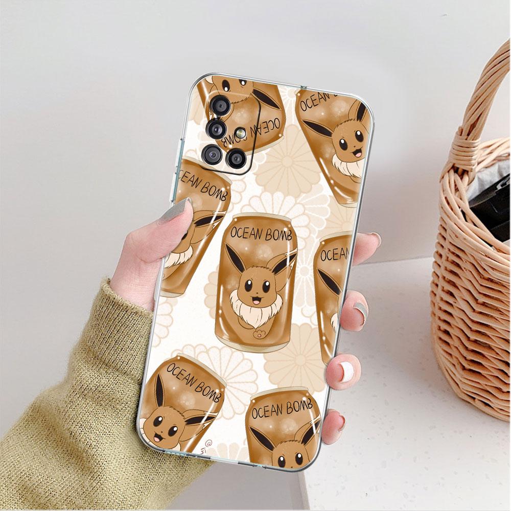 Аниме Прозрачный чехол Покемон для Samsung Galaxy A52 A12 A51 A32 A21s A71 A32 A22 50 A70 A31 A72 5G Чехол для телефона