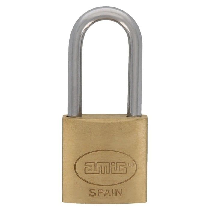 AMIG | Cadenas 3 | 25 mm | Laiton | Mat