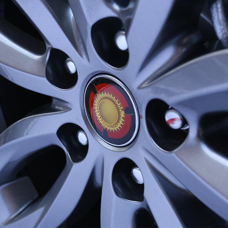 Compatible Hongqi H5 Hubcap Wheel Color Logo Cover - Offers Car Logo Modification with Free Shipping