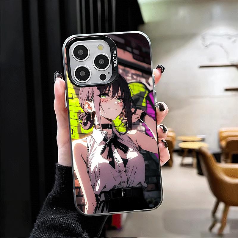 Аниме Персонаж R-Reze CSM Мягкий Чехол для Телефона для iPhone 15 16 17 Pro Max 17Air 16E 14 Plus 13 12 Mini Ударопрочный Чехол Задняя Панель