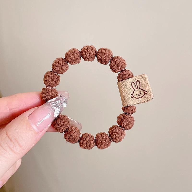 High Elasticity Hair Tie: Versatile Rubber Band Scrunchie for Women & Girls 2025