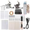 Professional Tattoo Kit Coil Tattoo Machine 3RL 5M1 Tattoo Needle Practice Exercise Skin Set