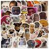 50 Cartoon Emoticon Packs MEME Stickers Guitar Notebook Suitcase DIY Waterproof Stickers