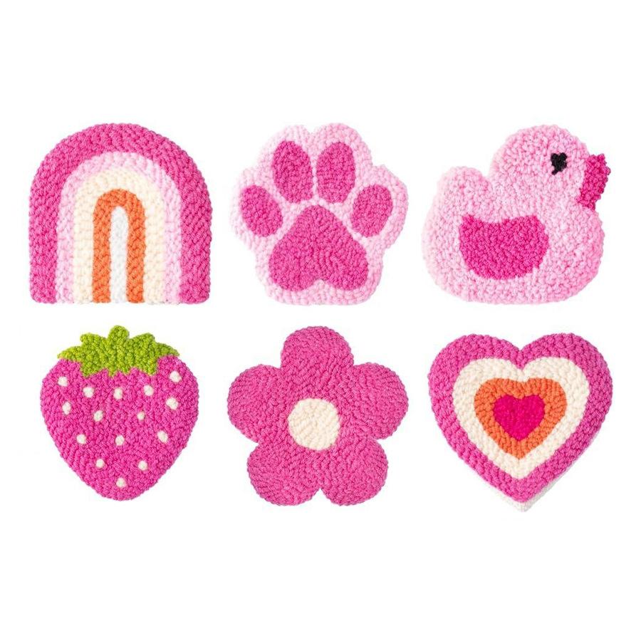 Poke Embroidery Handmade Diy Coaster Material Pack Heat Insulation Pad Embroidery Manual Decompression