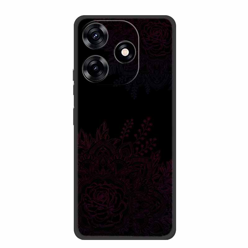 Чехол Для Infinix Hot 30 Чехол Hot30 Чехол для телефона Черный Силиконовый Мягкий Чехол для телефона Для Infinix Hot 30 30i NFC Задняя крышка Чехол Capas