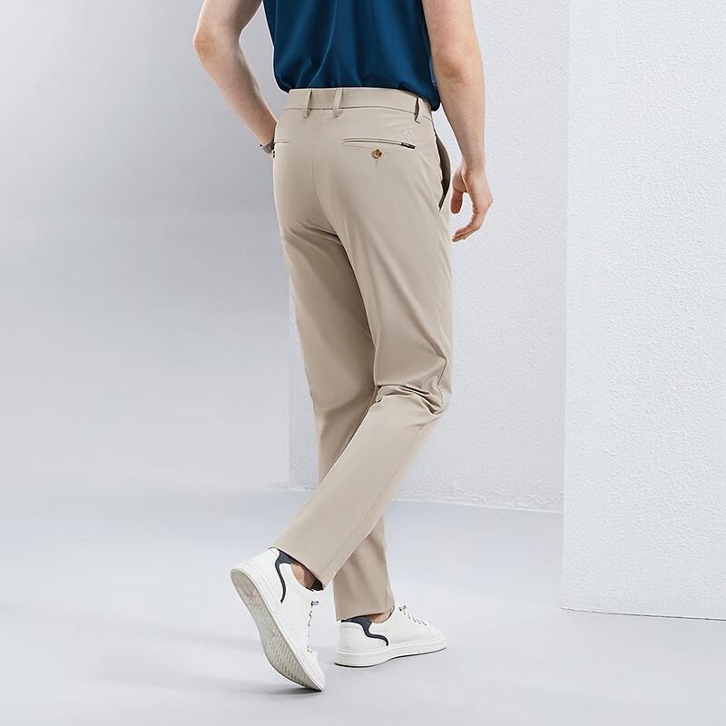 Qipai Men's UV Protection Business Casual Straight-Leg Pants