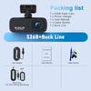 Soam Dash Cam Front and Rear 4K/1080P,Dash Camera for Cars Build in WiFi,24H Parking Mode,Night Vision,WDR,170°,G-Sensor,App