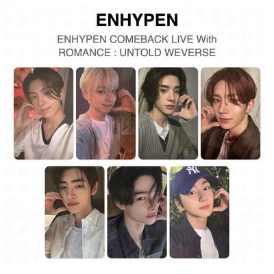 ЖИВОЕ ВЫСТУПЛЕНИЕ С ВОЗВРАЩЕНИЕМ С РОМАНТИКОЙ : Официальная фотокарточка UNTOLD WEVERSE