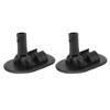 2PCS Inflatable Boat Tent Base PVC 180 Degree Rotation Kayak Canopy Mount Base for Rowing Boat