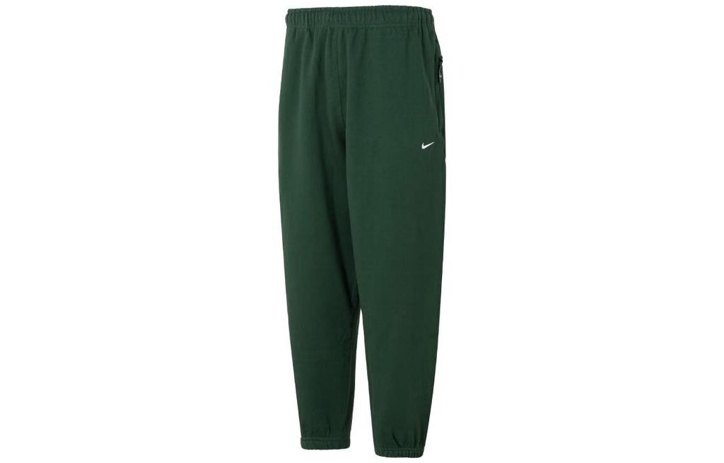 Nike Мужские вязаные спортивные штаны Solo Swoosh Зеленые DX1365-323