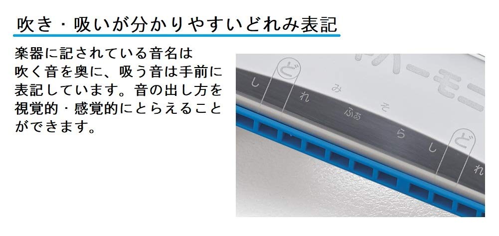 Suzuki Учебная одинарная губная гармошка 22 отверстия Сделано в Японии Легко играть с меньшей утечкой воздуха S-22C
