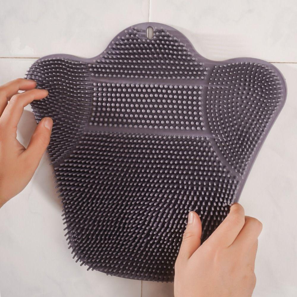 Extra-Large Back Scrubber Suction Cup Exfoliating Foot Brush stable Foot Massage Pad Shower