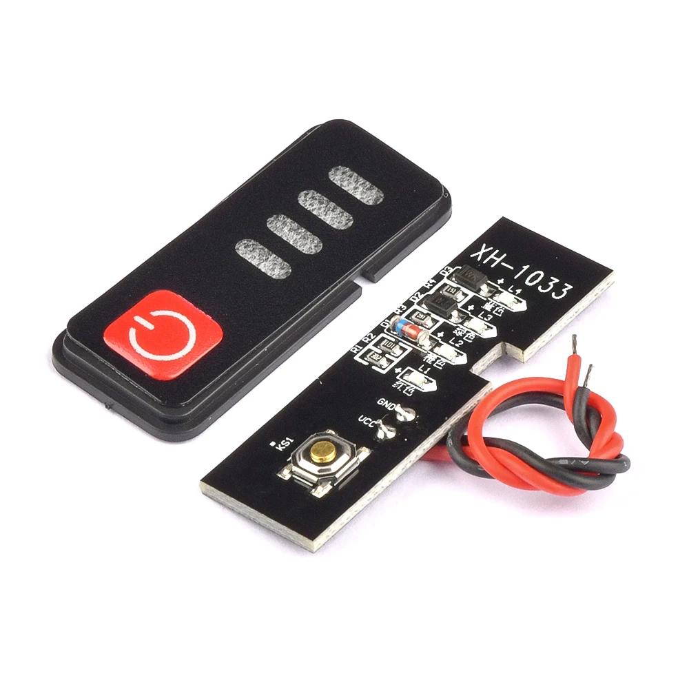 1S 18V 11V Battery Capacity Indicator Module with Power LED Display and Battery Shell Battery Level Indicator Tester