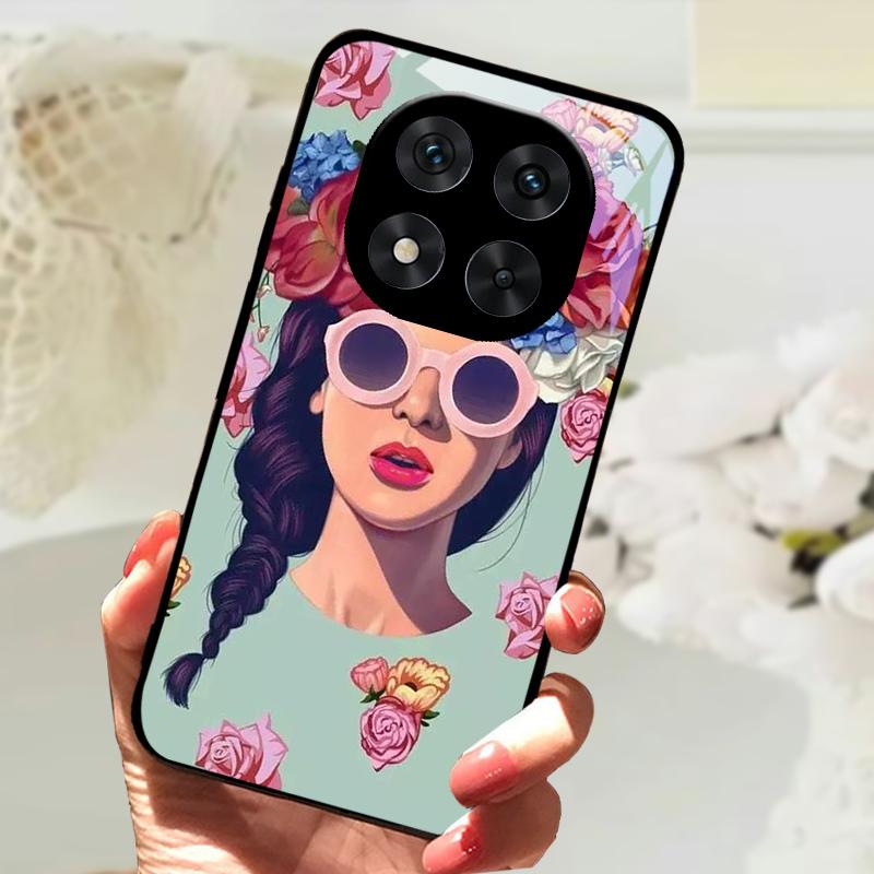 Закаленное Стекло Чехол Для Poco X7 / X7 Pro Милый Животный Жесткий ПК Стекло Чехол Для Телефона Для Xiaomi Poco X5 X6 Pro Ударопрочный Бампер Чехлы
