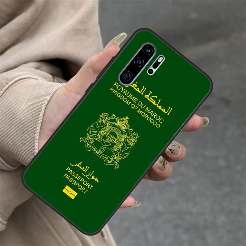 Morocco Flag Coat Of Arms Case For Huawei Nova 9 SE 10 5T 11i 8i 7i 3i Y61 Y91 Y60 Y70 Y90 P20 P40 Lite P30 Pro Cover