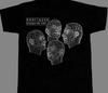 Винтажная футболка группы Kraftwerk Techno Pop Классическая Черная Унисекс S-2345XL