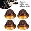 Replacement Bass Tuning Switch Electric Guitar Speed Control Tone Volume Knobs Hat Shape Knob