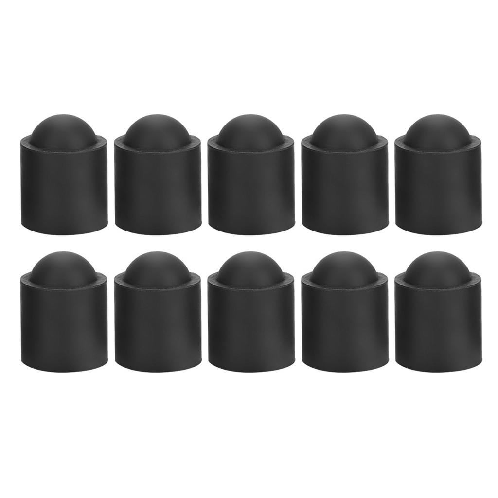10 шт. резиновый чехол для бильярдного кия, защитный колпачок для бильярдного кия, аксессуар (черный)