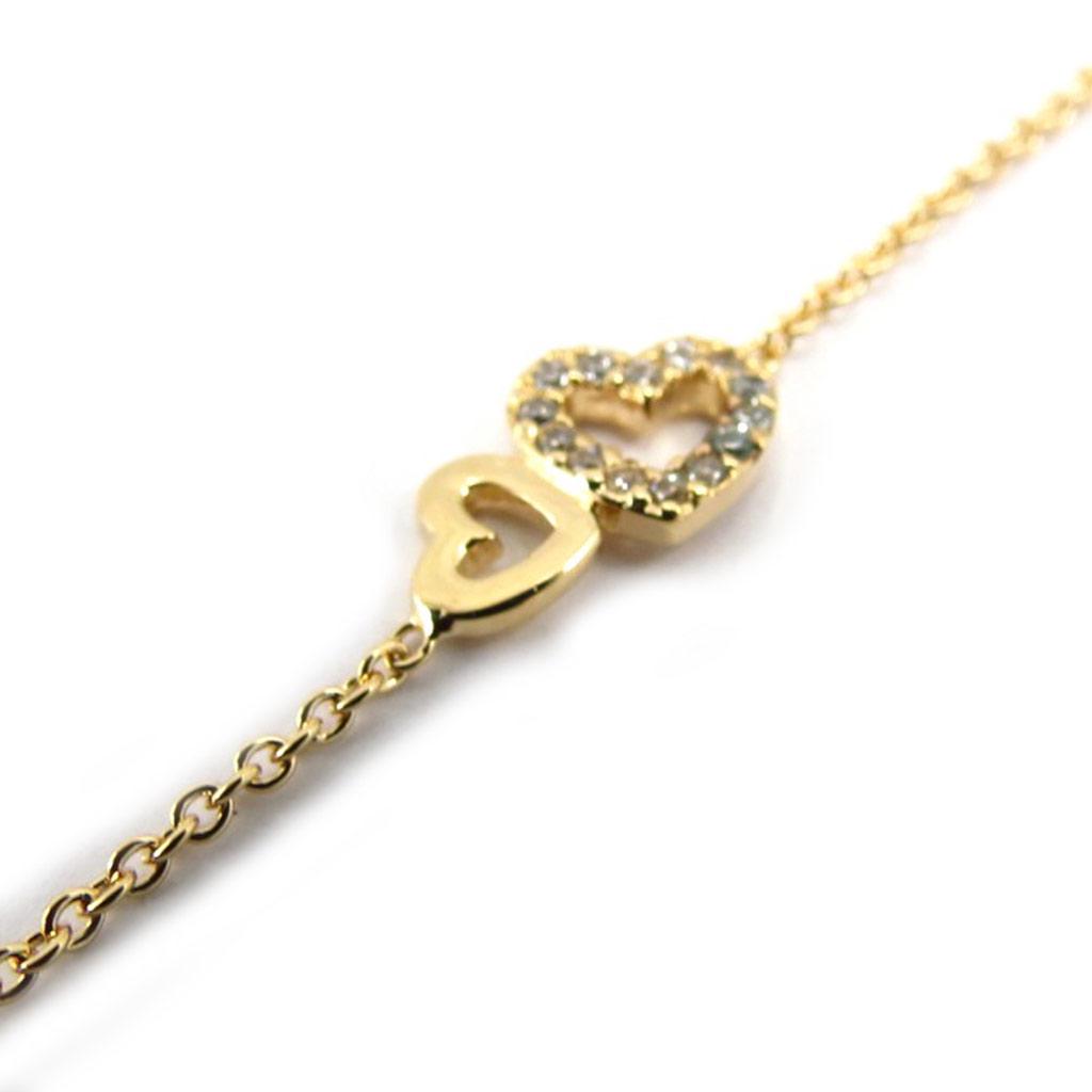 Les Trésors De Lily [K4764] - Gold Plated 'Love' Bracelet