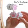Средство для чистки зеркал и кранов «Кошачий коготь» — хлопковая губка из полиуретана для зеркал в ванной и косметических зеркал