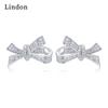 Lindon Fashion Copper Alloy Zircon Jewellery Drop Earrings For Women Wedding Party Gifts