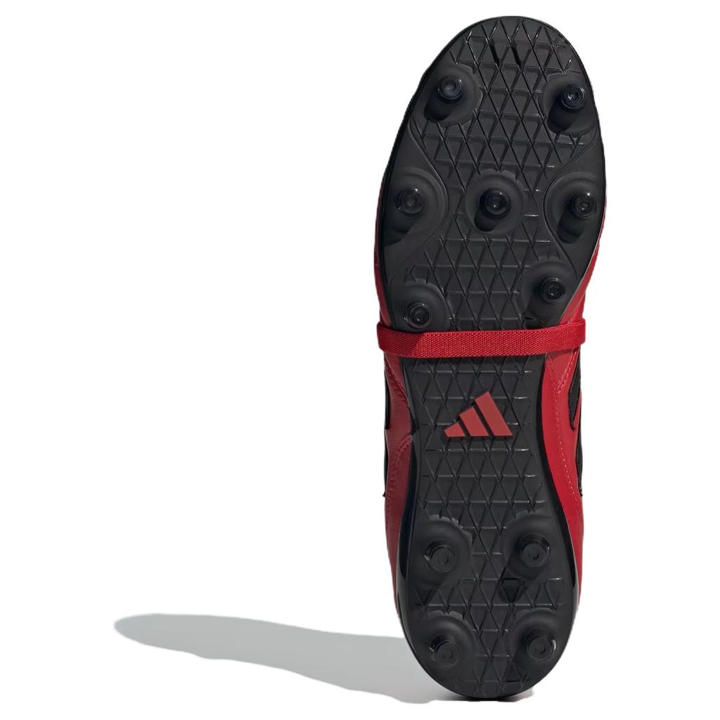 Adidas COPA GLORO Comfortable Firm Ground Slip Resistant Abrasion Resistant Balance Soccer Shoes Black Red IE7538