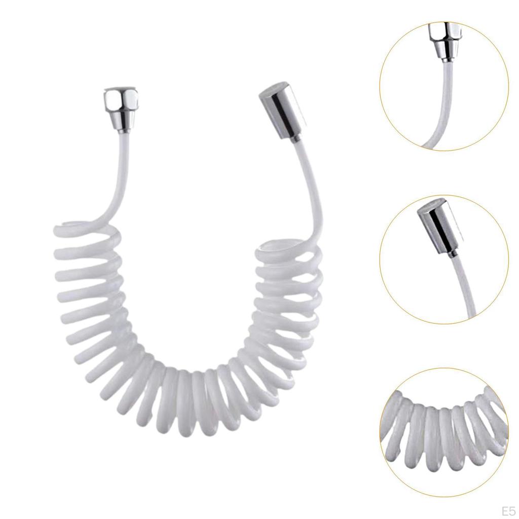 Adjustable Handheld Shower Hose with Spring Design