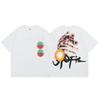 24S  trendy brand Travis Scott Utopia joint album art graffiti short-sleeved t-shirt men and women half-sleeved